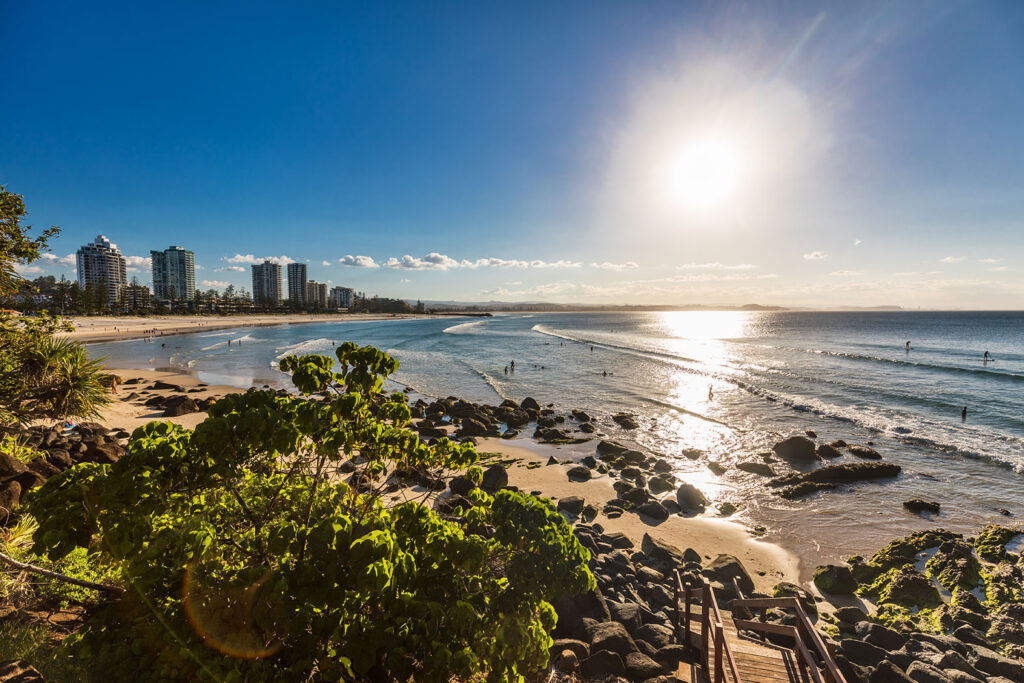 View across Greenmount Beach