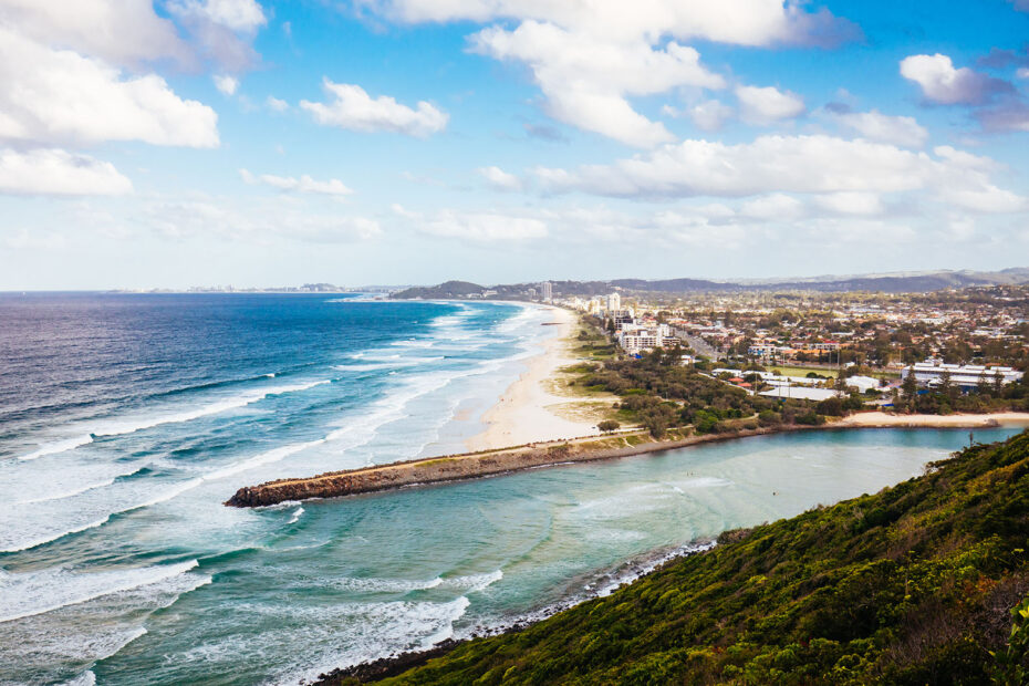 View from Burleigh Head National Park