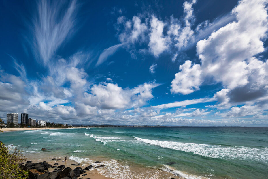 View across Greenmount to Kirra Beach