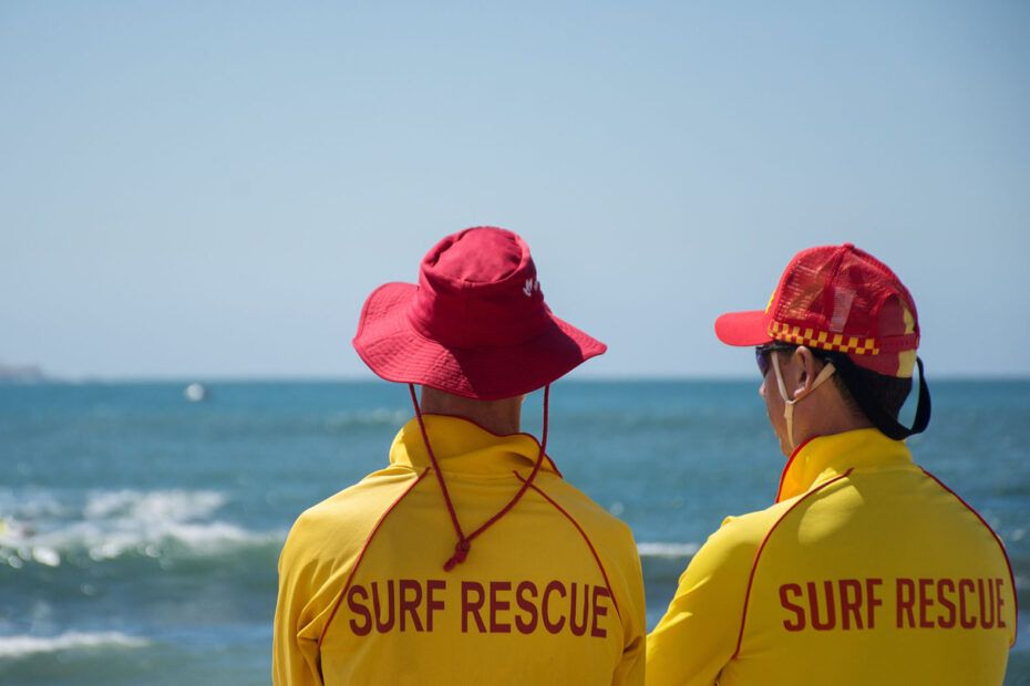 Surf Lifesavers on the beach